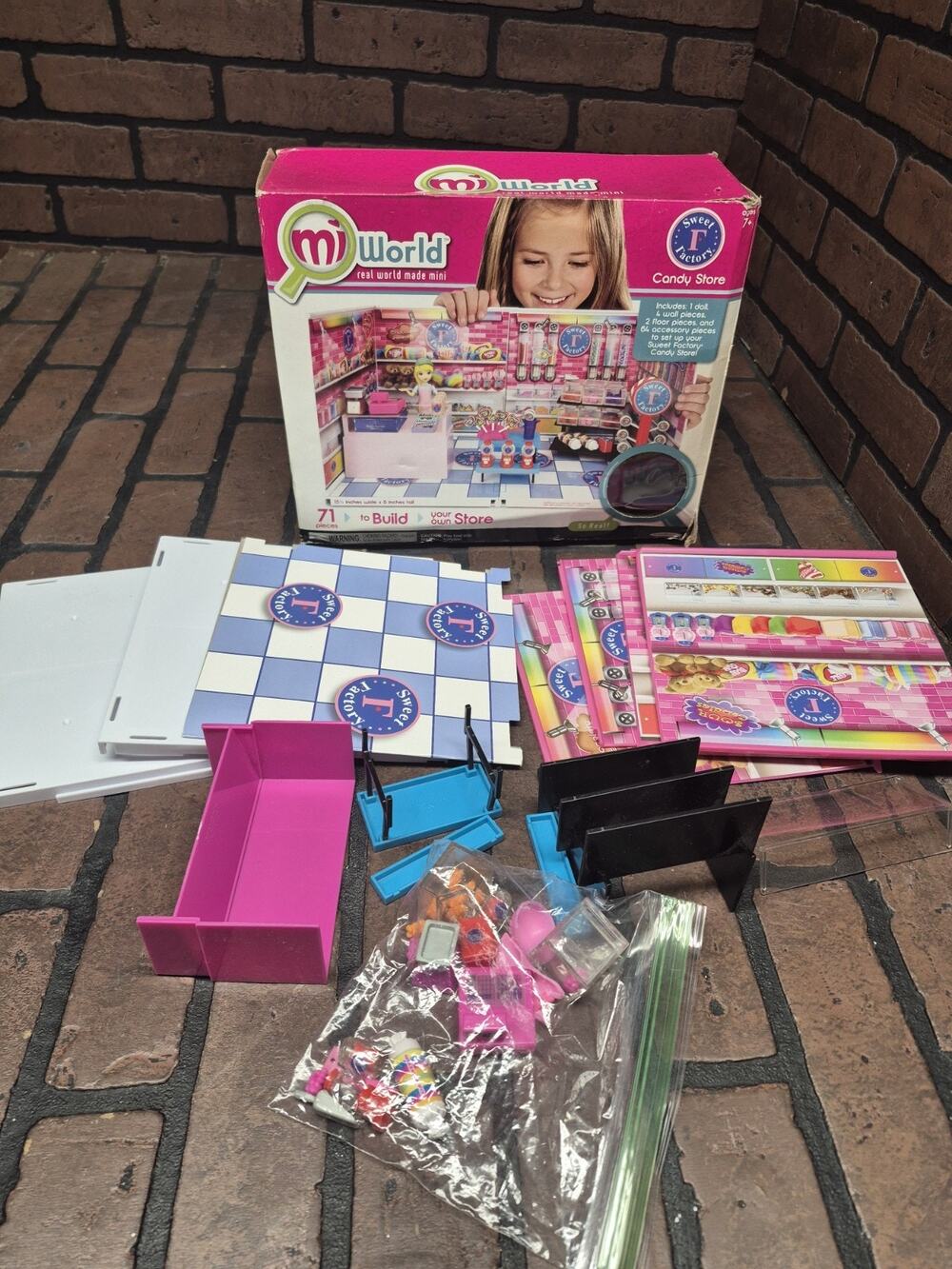Mi World Sweet Factory Candy Store Dollhouse Miniatures Jakks Pacific